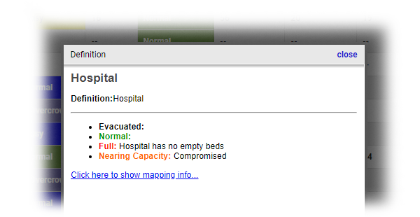 EMResource Column Header Definition Window